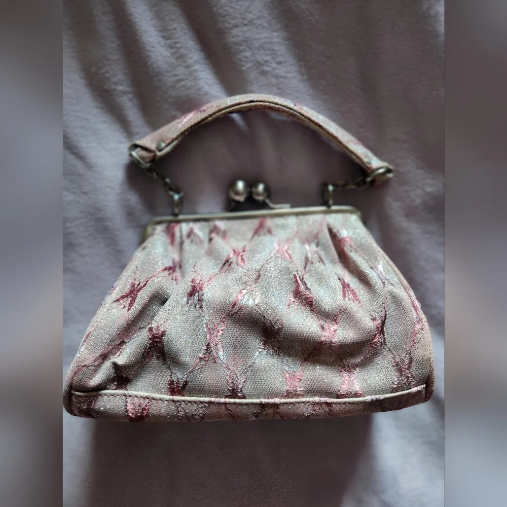 Unlisted by Kenneth Cole Sparkly Pink Mini Purse - Picture 2 of 8